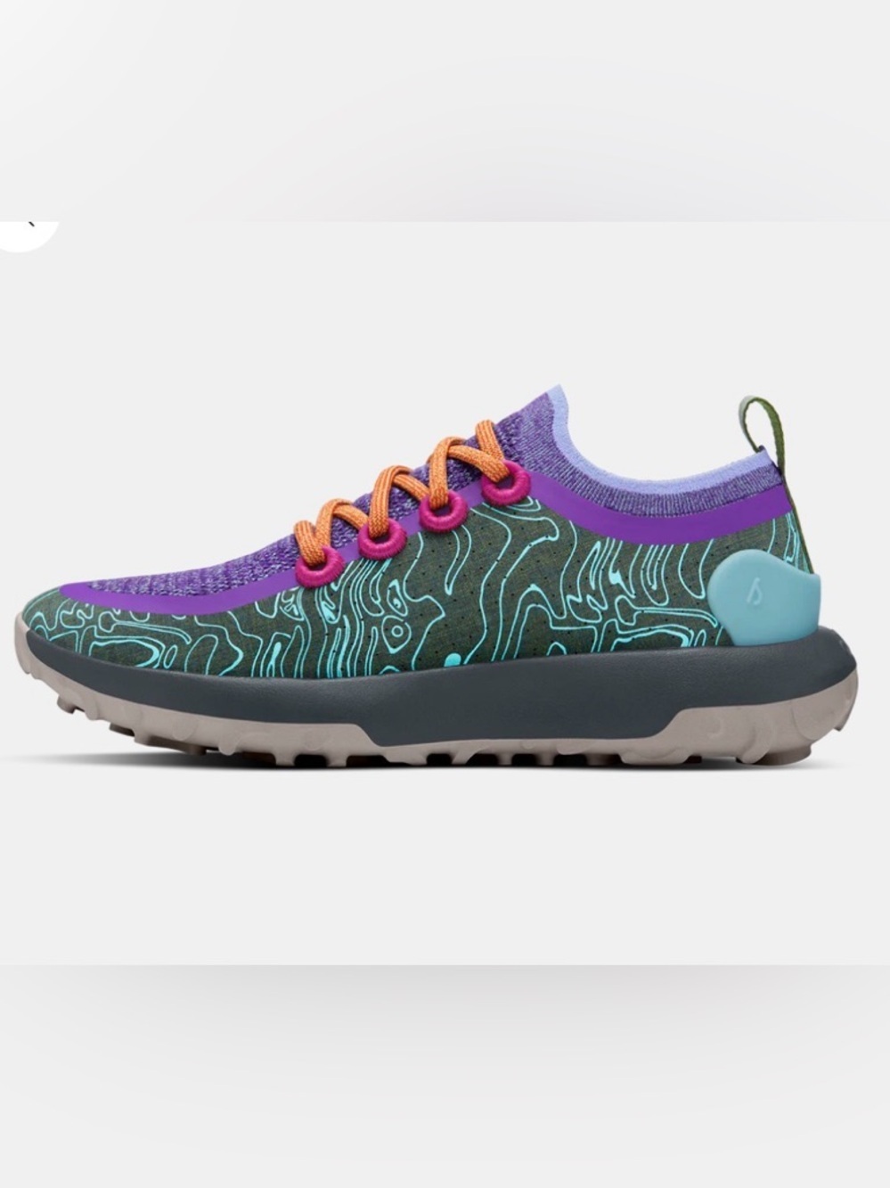 Allbirds Men’s Trail Runners SWT, Purple/Orange/Green, Size 10.5